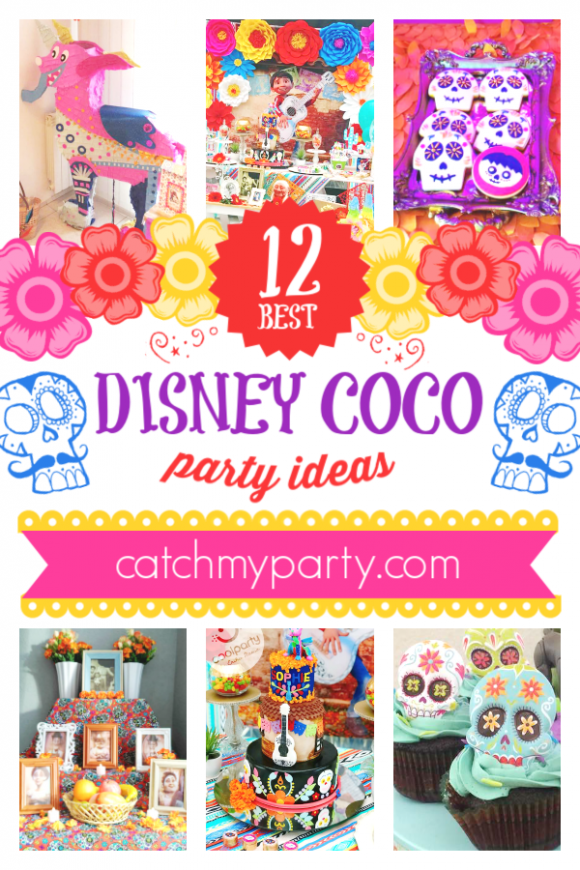 Take a Look at the Best 12 Disney Pixar Coco Party Ideas! | CatchMyParty.com