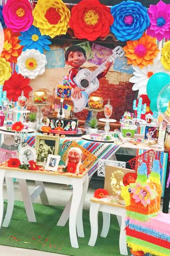 Disney Coco Dessert Table | CatchMyParty.com