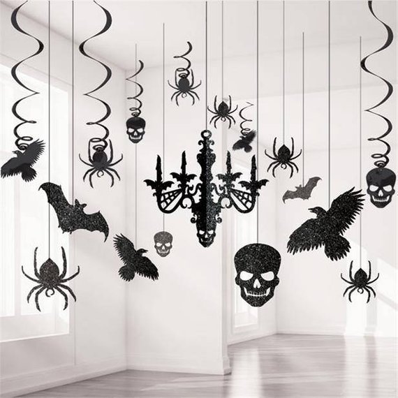 Scary Halloween decoration supplies - Hanging decorations | CatchMyParty.com