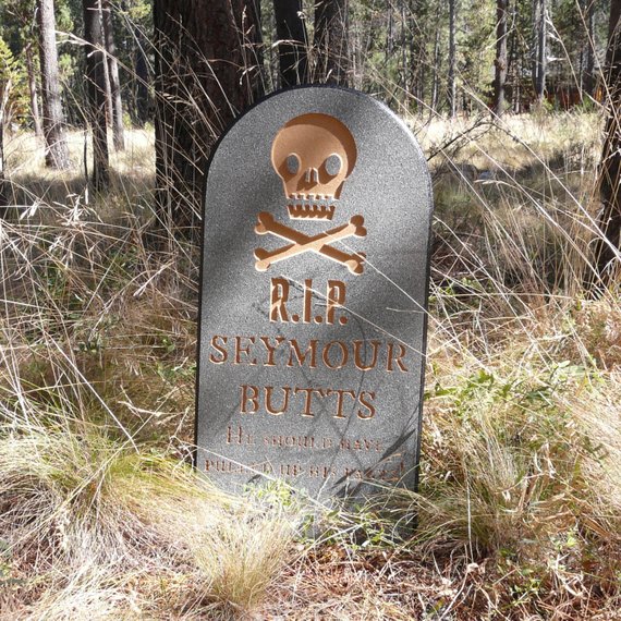 Scary Halloween decoration supplies - Halloween Tombstone | CatchMyParty.com