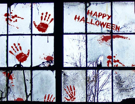 Scary Halloween decoration supplies - Window Decor | CatchMyParty.com