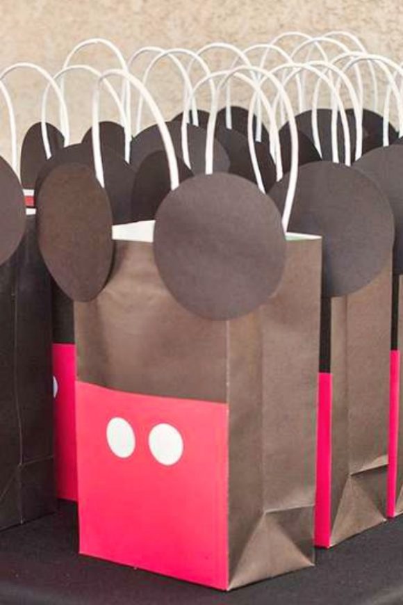 Mickey Mouse Party Favor Bags | CatchMyParty.com