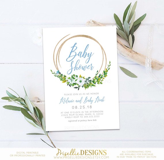 Rustic Baby Shower Invitation | CatchMyParty.com