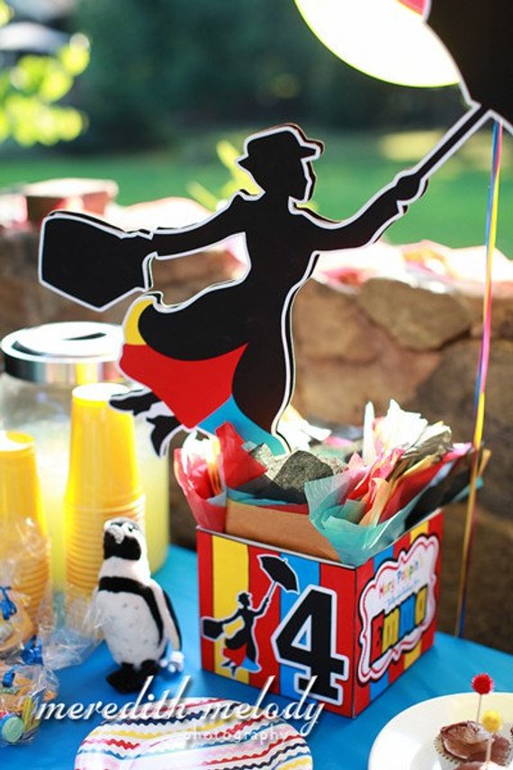 Mary Poppins party supplies - Centerpieces | CatchMyParty.com
