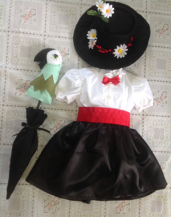 Mary Poppins party supplies - Outfit | CatchMyParty.com