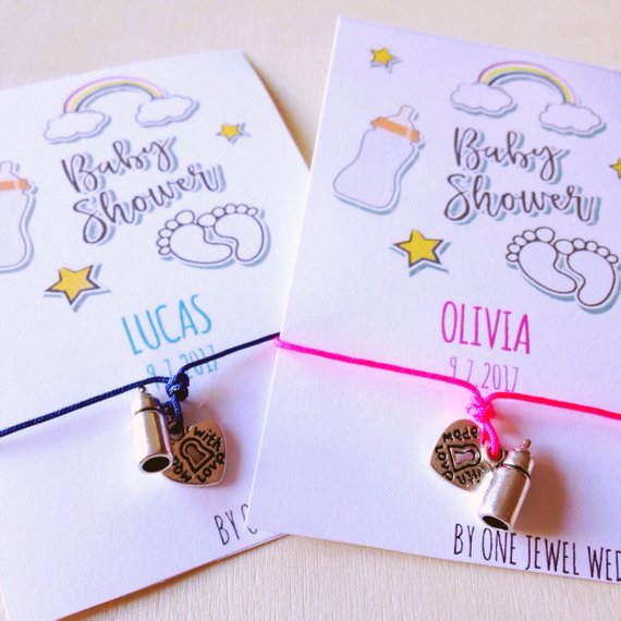 Baby Shower Party Favors - Bracelets | CatchMyParty.com