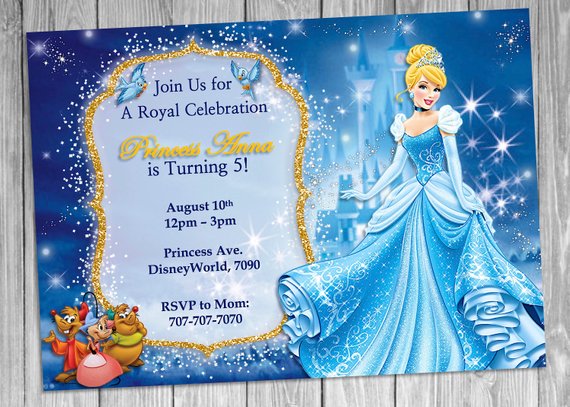 Princess Cinderella Party Invitation | CatchMyParty.com