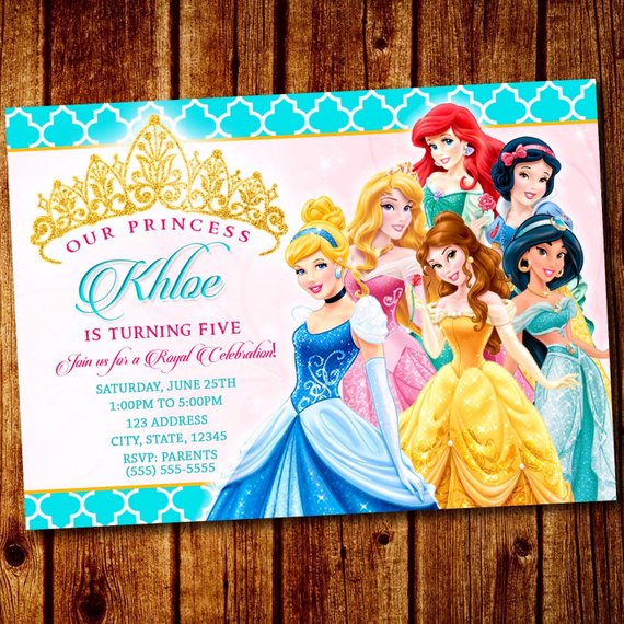 Disney Princess Party Invitation | CatchMyParty.com
