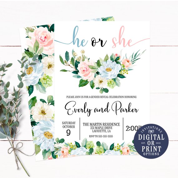 Rustic Gender Neutral Baby Shower Invitation | CatchMyParty.com