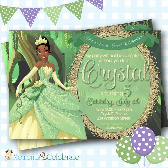 Princess and the Frog Party Invitation | CatchMyParty.com