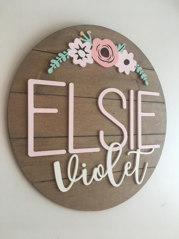 Personalized Wooden Name Sign