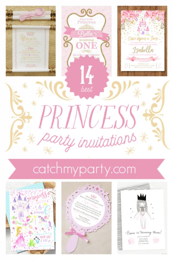 14 Pretty Princess Party Invitations
