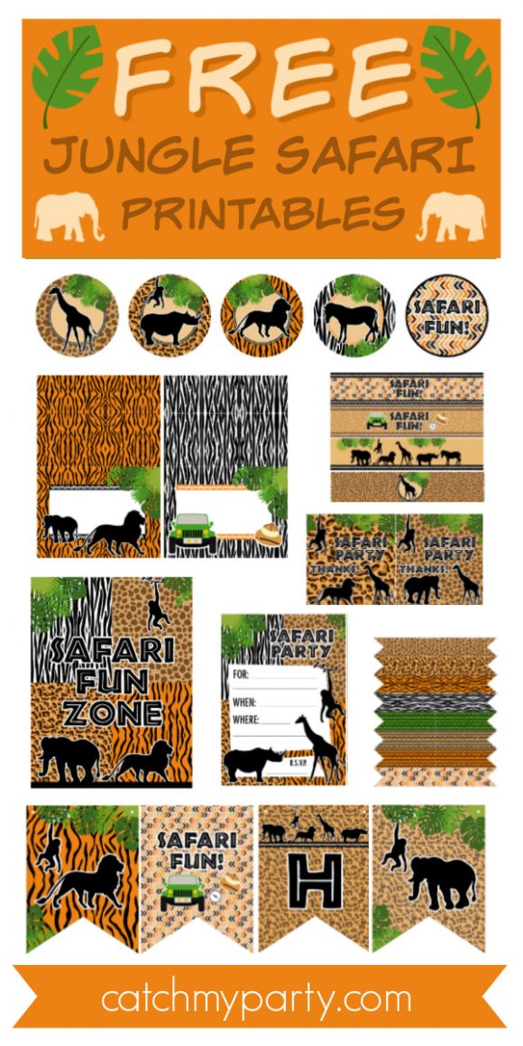 Download These Free Jungle Safari Printables Now!
