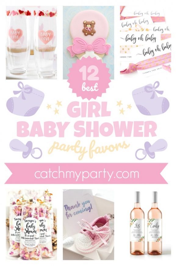 The 12 Most Gorgeous Girl Baby Shower Party Favors