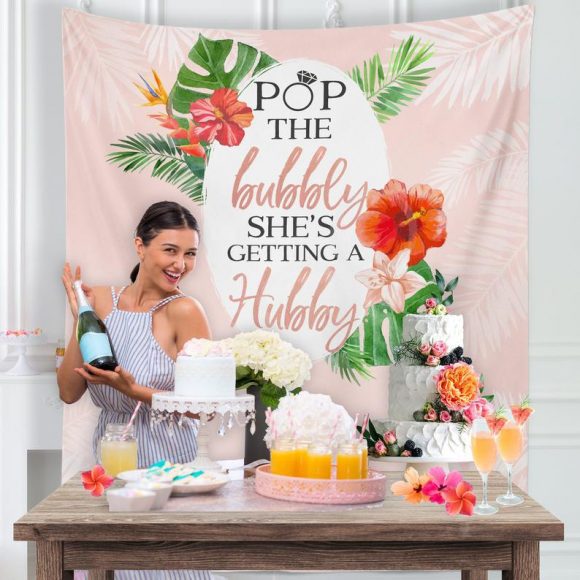 Bridal Shower Bar Backdrop