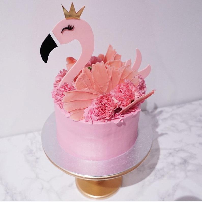 Flamingo Cake Topper