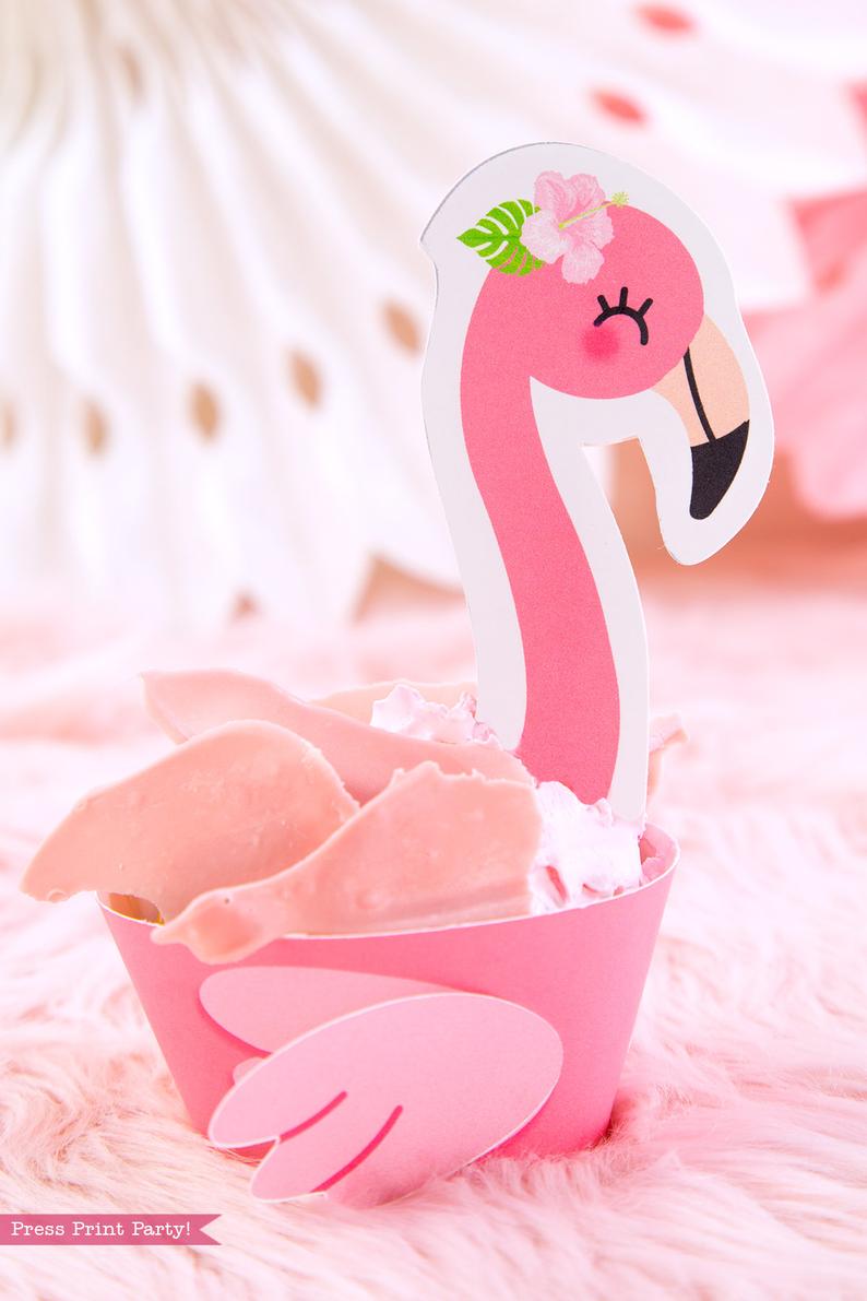 Flamingo Cupcakes