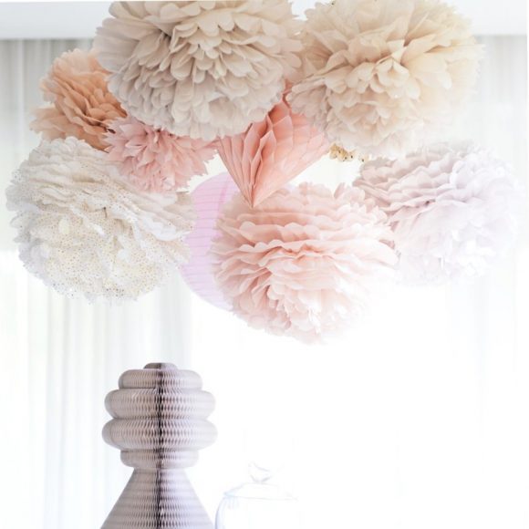 Dusy Blush Poms Poms