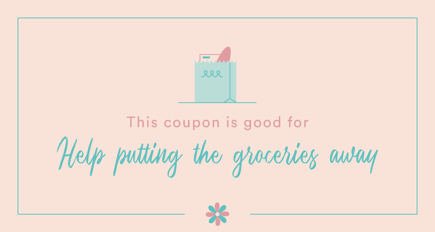 FREE Mother's Day printables coupons - Help putting groceries away