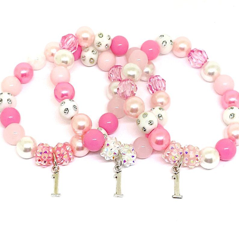 1st Birthday Charm Bracelets