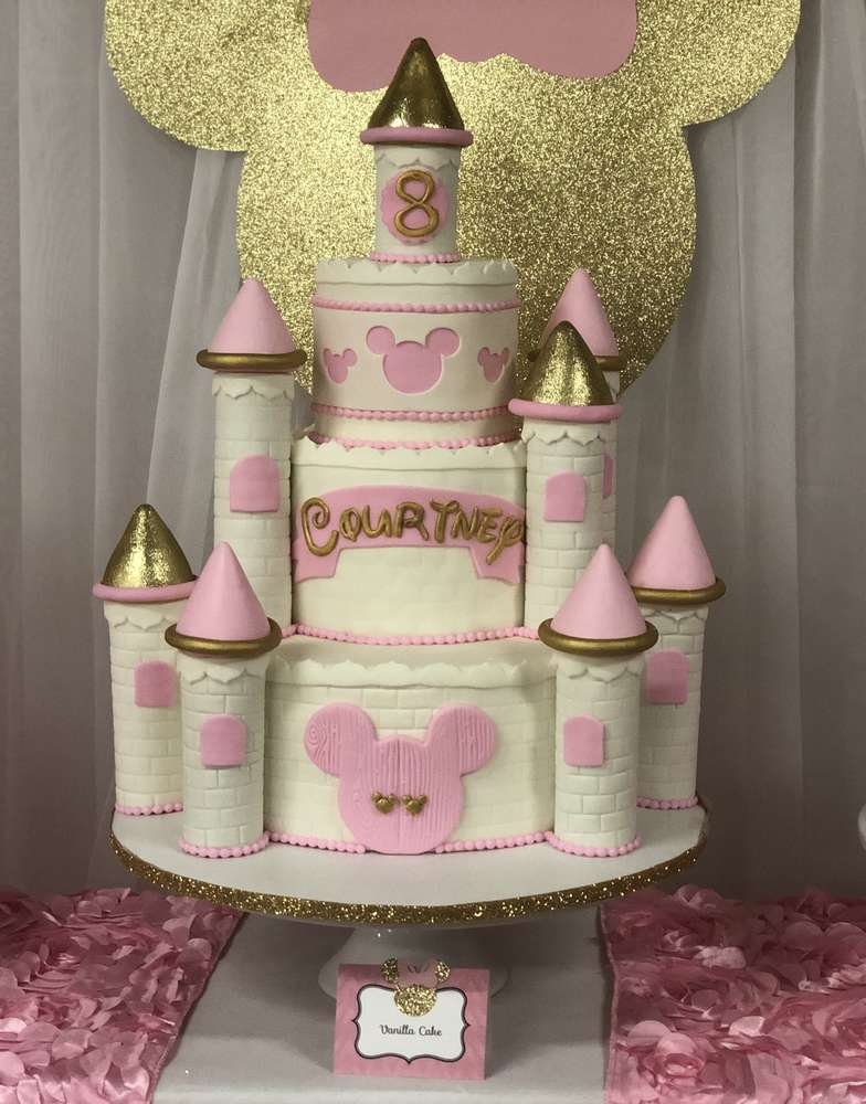 Minnie Mouse Castle Birthday Cake