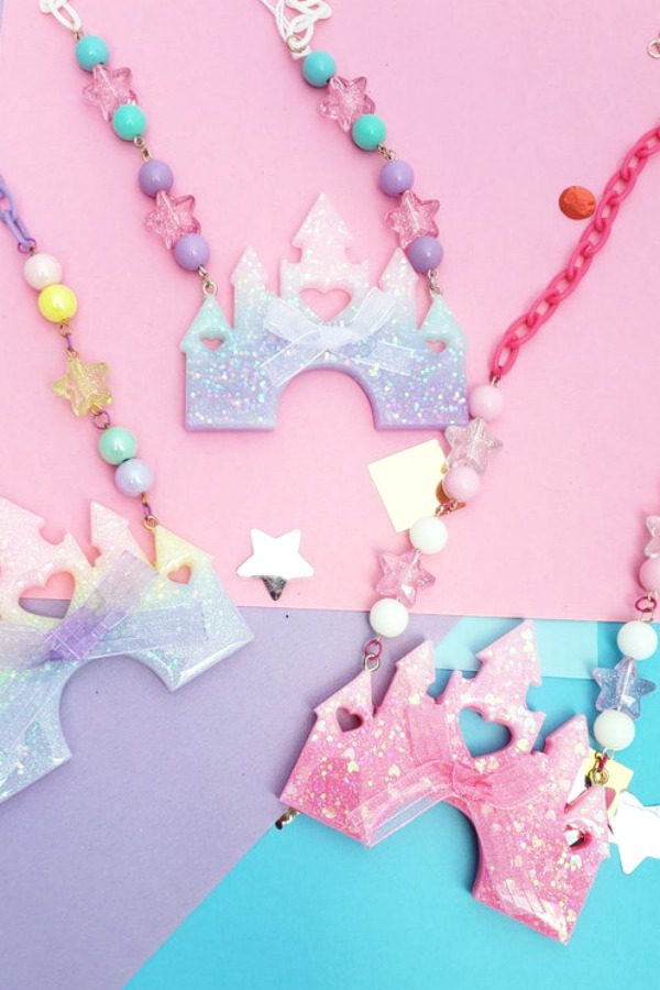 Princess Castle Party Favor Necklace