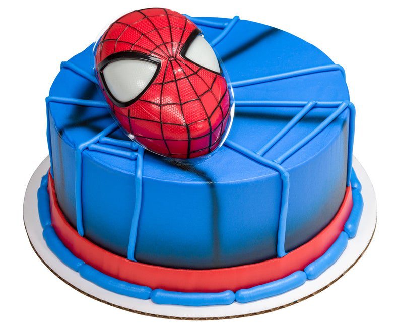 Spiderman birthday cake topper with light up eyes