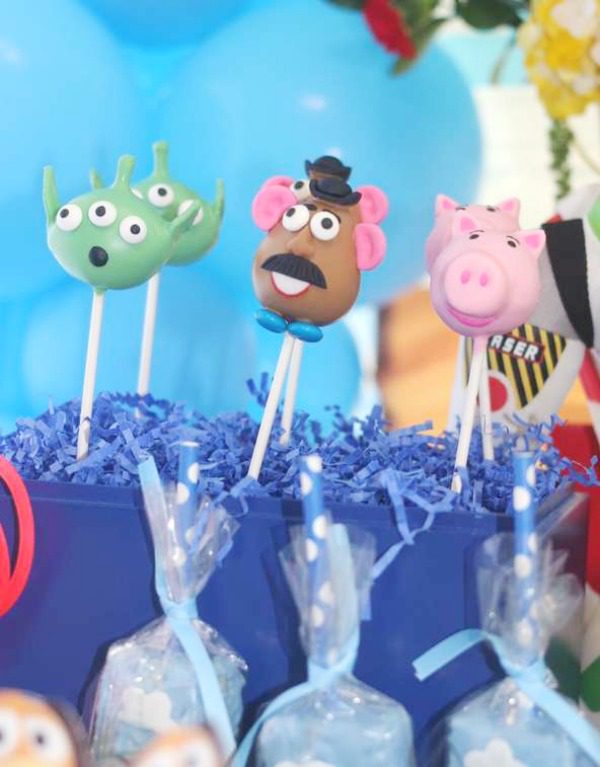 Mix of Toy Story Cake Pops