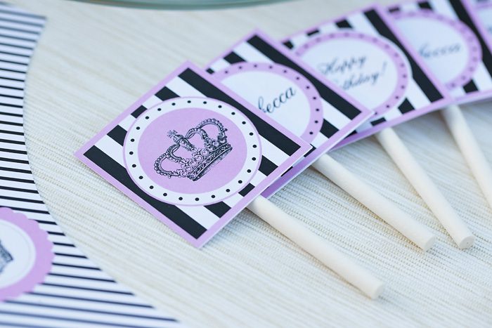 Free Editable Princess Party Printables - Lovely Princess Cupcake Toppers