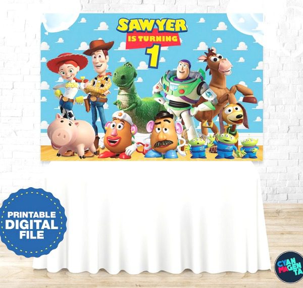 Toy Story Dessert Table Backdrop