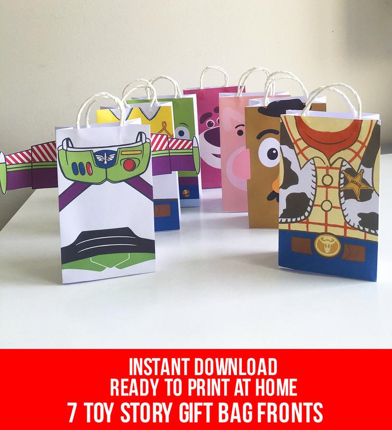 Mix of Toy Story Party Favor Bags