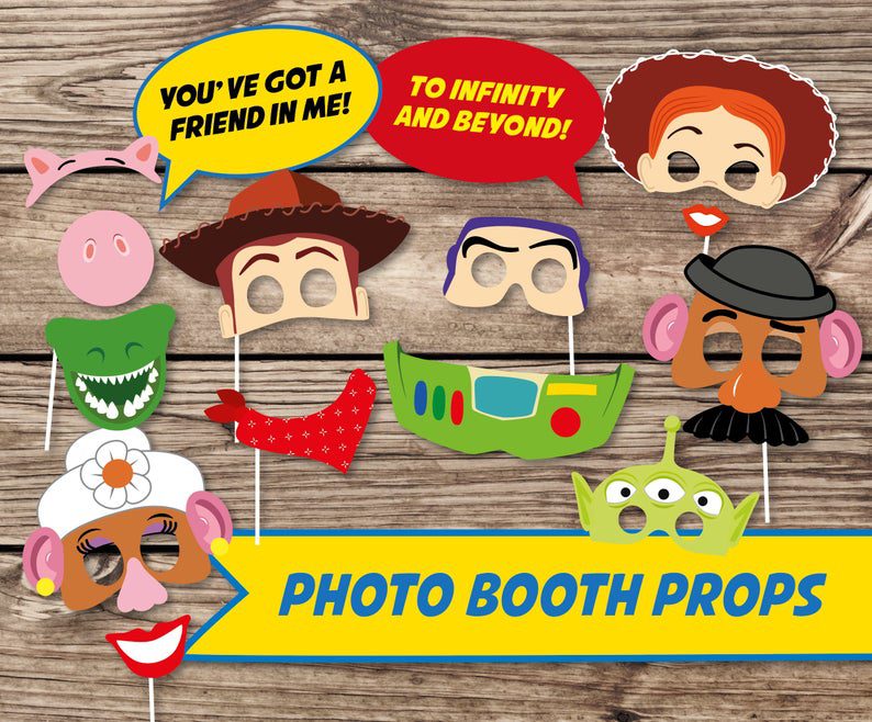 Toy Story photo booth props