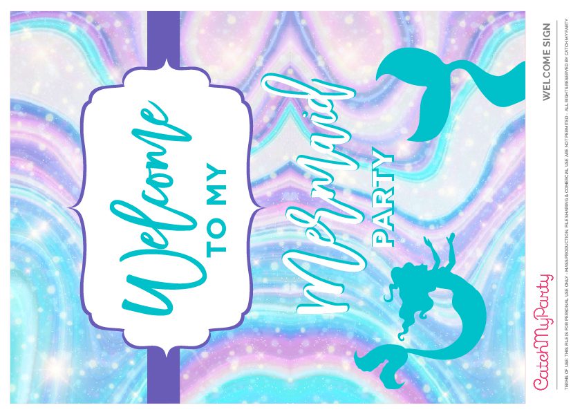 Mermaid printables-10 - The Catch My Party Blog The Catch My Party Blog