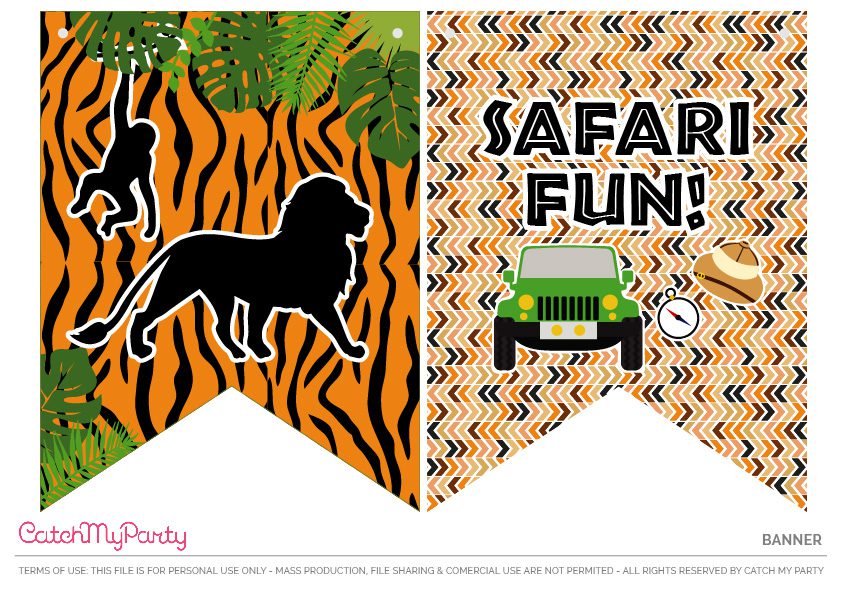 Download These Free Jungle Safari Printables Now - Banner