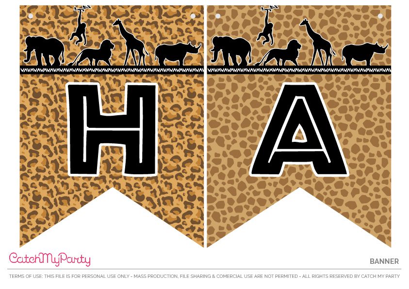 Download These Free Jungle Safari Printables Now - Banner