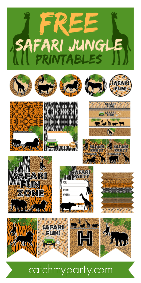 safari_printables - The Catch My Party Blog The Catch My Party Blog