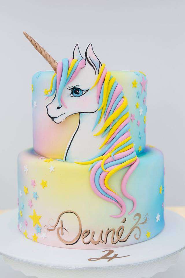 Stary Unicorn Birthday Cake