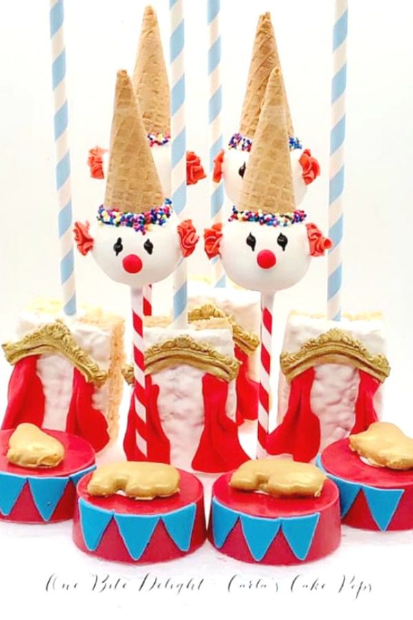 Clown Cake Pops