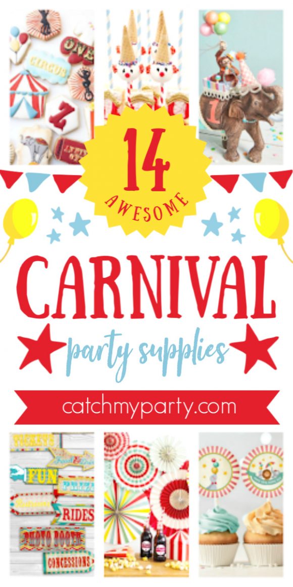 14 Carnival Party Supplies