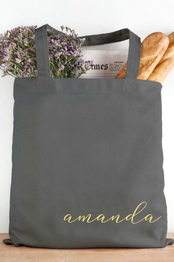 Personalized Tote Bag Party Favor
