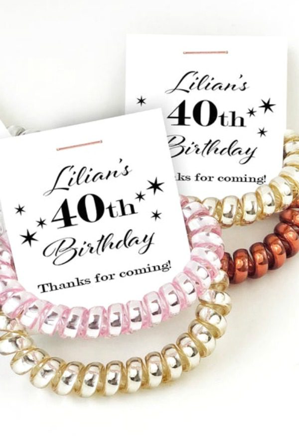 40Th Birthday Hair Band Party Favor