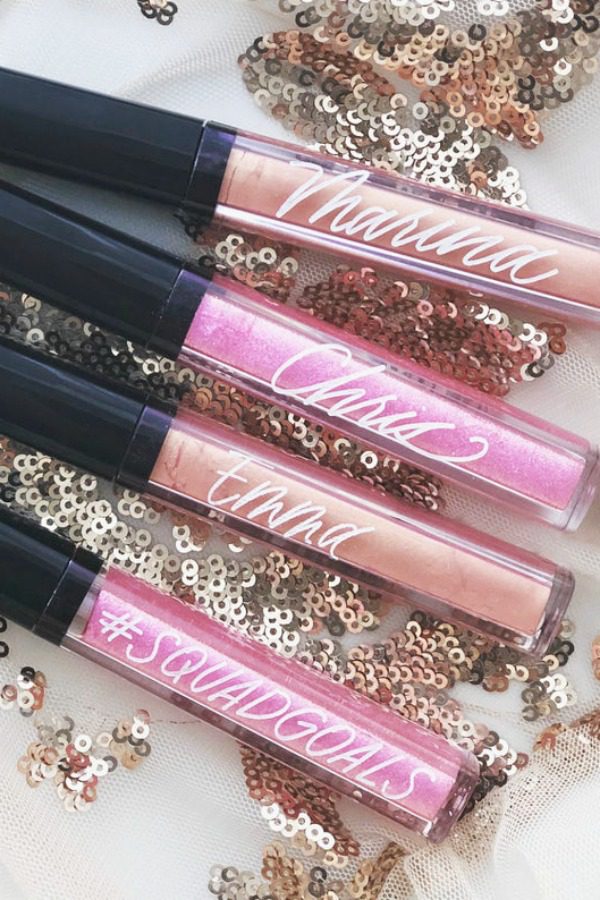 Personalized Lip Gloss Party Favor