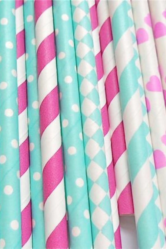 TikTok Party Supplies - Straws 