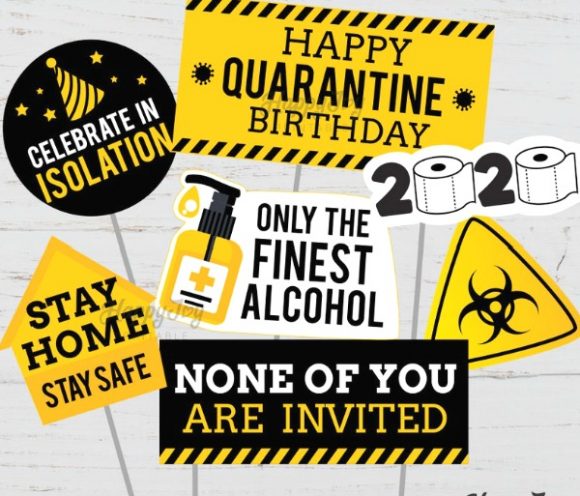 Quarantine Photo Booth Props