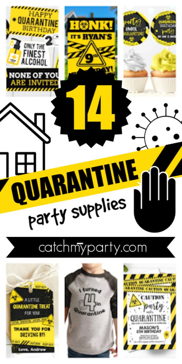 Collage of the 12 Best Quarantine Party Supplies!