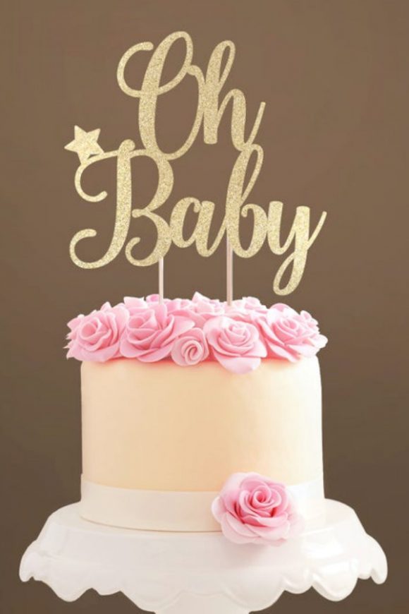 Baby Shower Cake Topper