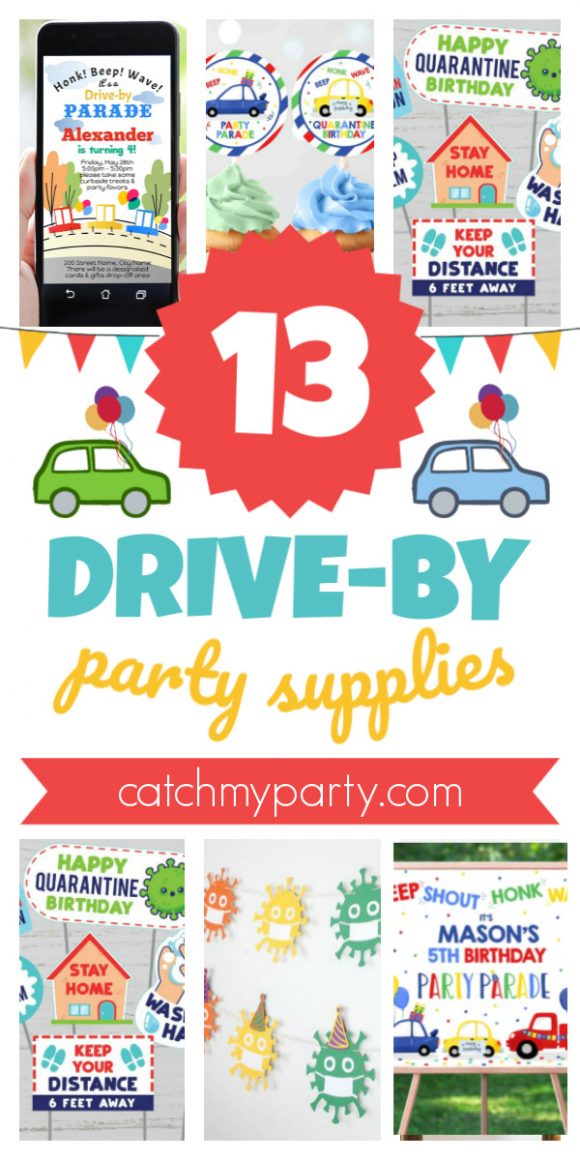 Check out the Most Amazing Drive-By Party Supplies!