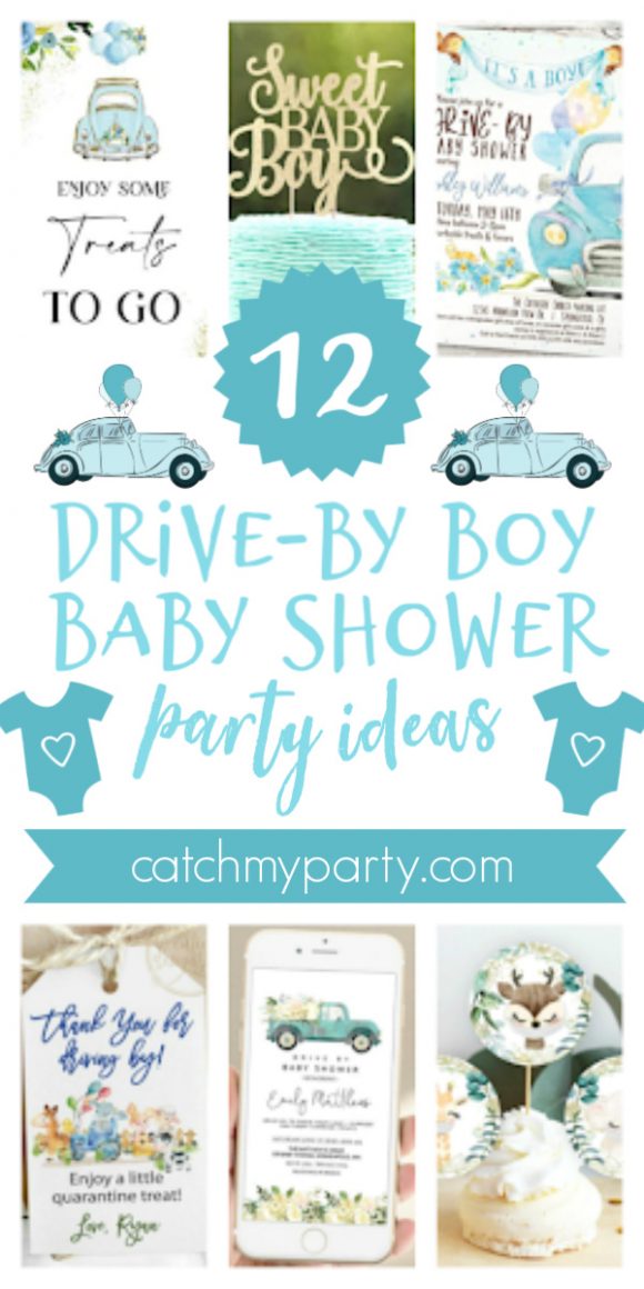 Check out the 12 best drive-by boy baby shower supplies!