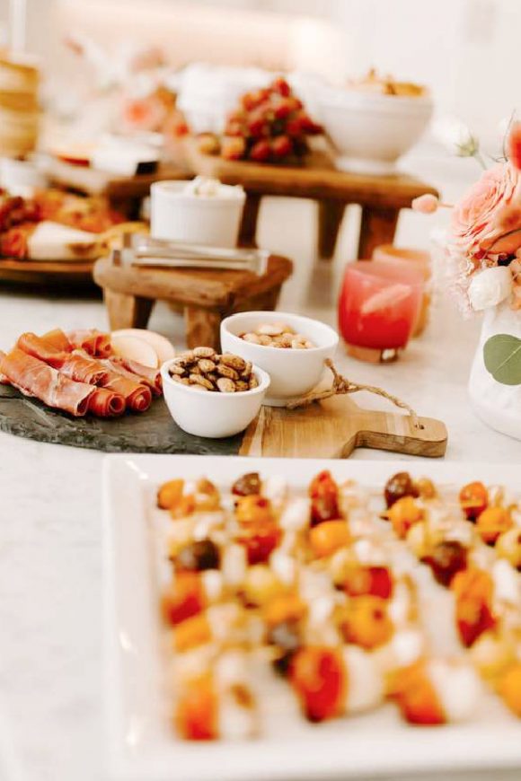 Brunch themed Baby Shower | CatchMyParty.com Brunch themed Baby Shower