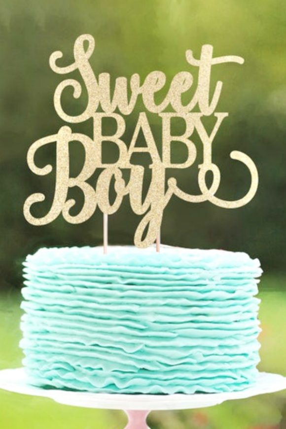 Baby Shower Cake Topper